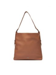 JENNY Torebka C-JNY-M-019-08 Beżowy. Brązowe torebki klasyczne Jenny, bez wzorów, z materiału, bez dodatków. Za 159.99 zł.