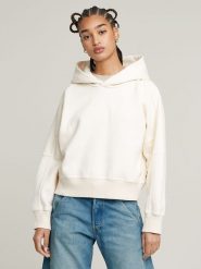 G-Star Bluza w kolorze kremowym rozmiar: M. Brązowe bluzy G-Star, m, bez wzorów, z bawełny, z kapturem. Za 229.45 zł.