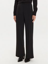 Calvin Klein Spodnie materiałowe K20K207647 Czarny Wide Leg. Czarne spodnie materiałowe Calvin Klein, bez wzorów, z materiału. Za 309.99 zł.