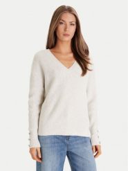 Morgan Sweter 252-MSTAR Écru Regular Fit. Swetry Morgan, l, bez wzorów, z syntetyku, bez ramiączek. Za 179.99 zł.