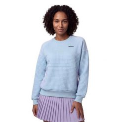 Damska bluza do gry w padla Padel Siroko Chiquita-W Light Blue. Niebieskie bluzy SIROKO, s, bez wzorów, z materiału, bez kaptura. Za 216.00 zł.