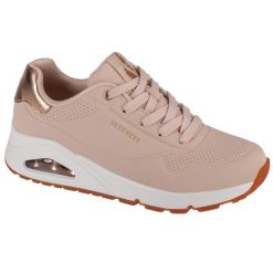 Buty sportowe Sneakersy damskie, Uno-Golden Air. Brązowe obuwie sportowe Skechers, bez zapięcia, trekkingowe. W wyprzedaży za 297.00 zł.
