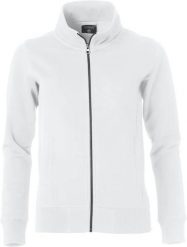Clique Classic Cardigan Women – damski kardigan z kieszeniami na zamek. Białe bluzy sportowe CLIQUE, s, bez wzorów, z bawełny. Za 211.81 zł.
