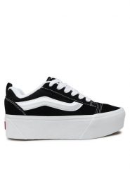 Vans Tenisówki Knu Stack VN000CP66BT1 Czarny. Czarne trampki Vans, bez wzorów, ze skóry, bez zapięcia. Za 309.99 zł.