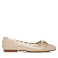 Baleriny Clara Barson. Żółte baleriny Clara Barson, bez wzorów, bez obcasa. Za 79.99 zł.