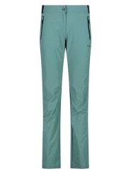 Cmp Spodnie trekkingowe w kolorze turkusowym rozmiar: 44. Niebieskie spodnie dresowe CMP, bez wzorów, z materiału, outdoorowe. Za 155.15 zł.