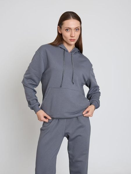 BGN Bluza w kolorze szarym rozmiar: 36. Szare bluzy BGN, bez wzorów, z bawełny, z kapturem. Za 94.95 zł.