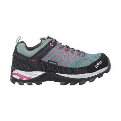 Damskie buty trekkingowe CMP Rigel Low WP. Czarne trekkingi CMP, ze skóry, trekkingowe. Za 339.99 zł.