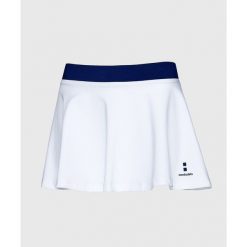 Spódnica Elegancja - Biała. Białe spódnice NORDICDOTS, s, bez wzorów, z elastanu, sportowe, sportowe. Za 185.00 zł.