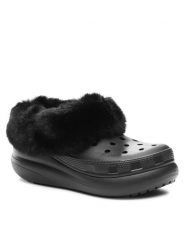 Crocs Klapki Crocs Furever Crush Clog 208446 Czarny. Czarne klapki Crocs, bez wzorów, z tworzywa sztucznego, bez obcasa. Za 229.99 zł.