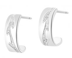 Kolczyki srebrne z cyrkoniami. Szare kolczyki Apart, z cyrkonią, srebrne. Za 249.00 zł.