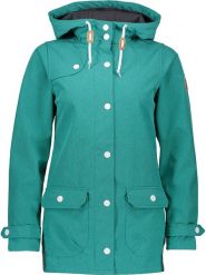 Derbe Parka przeciwdeszczowa w kolorze turkusowym rozmiar: 46. Niebieskie kurtki sportowe Derbe, bez wzorów, ze skóry, bez kaptura, outdoorowe. Za 334.95 zł.