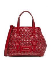 Badura Torebka WEN-07 Czerwony. Czerwone torebki klasyczne Badura, bez wzorów, z materiału, bez dodatków. Za 229.99 zł.