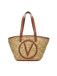 Valentino Torebka Samuela VBG90O02 Beżowy. Brązowe shopper Valentino, bez wzorów, z tworzywa sztucznego, bez dodatków. Za 349.99 zł.