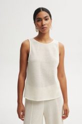 TOP SUMMER ECRU XS - Flawless. Topy Flawless, xs, w ażurowe wzory, z dzianiny, bez kołnierzyka, bez ramiączek. Za 297.00 zł.