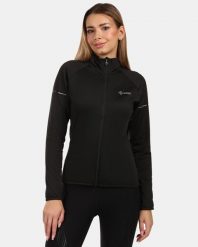 Damska bluza polarowa Kilpi JUNIE-W. Czarne bluzy Kilpi, bez wzorów, z materiału, bez kaptura. Za 370.41 zł.