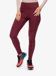 Legginsy damskie Rab Horizon Tights. Czerwone legginsy RAB, m, bez wzorów, z materiału. Za 364.30 zł.