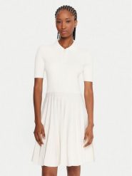 Lacoste Sukienka codzienna EF5803 Écru Regular Fit. Sukienki Lacoste, na co dzień, bez wzorów, z syntetyku, bez kołnierzyka, bez ramiączek, proste. Za 999.99 zł.
