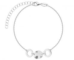 Bransoletka srebrna - koła. Szare bransoletki Apart, srebrne. Za 199.00 zł.