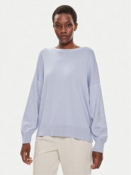Tamaris Apparel Sweter Bari TAW0319 Błękitny Loose Fit. Niebieskie swetry Tamaris Apparel, bez wzorów, z wiskozy, bez ramiączek. Za 79.99 zł.