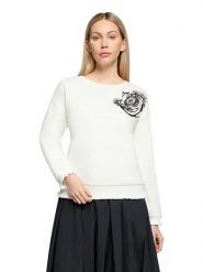 CARTOON Bluza w kolorze kremowym rozmiar: 36. Brązowe bluzy Cartoon, bez wzorów, bez kaptura. Za 129.95 zł.