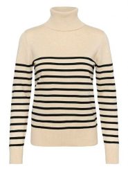 SAINT TROPEZ Golf w kolorze beżowym rozmiar: S. Brązowe golfy Saint Tropez, s, bez wzorów, bez ramiączek. Za 69.99 zł.