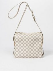 Louis Vuitton Torebka "Naviglio" w kolorze biało-szarym - 27,5 x 23 x 12 cm rozmiar: onesize. Białe torby na ramię Louis Vuitton, bez wzorów, z materiału, na ramię, bez dodatków. Za 3,566.54 zł.