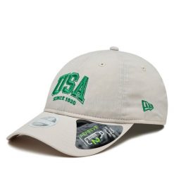 Czapka z daszkiem New Era. Szare czapki New Era, bez wzorów. Za 139.99 zł.