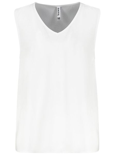 Sublevel Bluzka w kolorze białym rozmiar: XXL. Białe bluzki Sublevel, s, bez wzorów, z wiskozy, klasyczne, bez kołnierzyka, bez ramiączek. Za 37.21 zł.