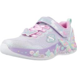 Buty SKECHERS BUTTERFLY BLISS Fioletowy. Fioletowe trekkingi Skechers, z materiału, trekkingowe. Za 274.00 zł.