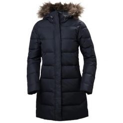 Parka dla kobiet Helly Hansen Aden Down. Niebieskie parki Helly Hansen, l, z materiału, bez kaptura. Za 907.00 zł.