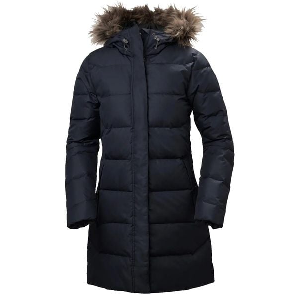Płaszcz puchowy damski Helly Hansen Aden Down Parka. Czarne parki Helly Hansen, l, bez wzorów, z materiału, bez kaptura. Za 1,176.60 zł.