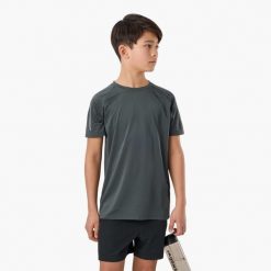 Koszulka treningowa junior Swedemount Core Training Tee B szybkoschnąca. Zielone bluzki SWEDEMOUNT, m, bez wzorów, z tkaniny, młodzieżowe, bez kołnierzyka, bez ramiączek. Za 59.99 zł.