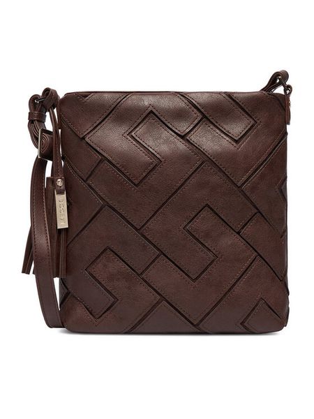 Lasocki Torebka C-MLP-E-024-05 Brązowy. Brązowe listonoszki Lasocki, bez wzorów, z materiału, bez dodatków. Za 169.99 zł.