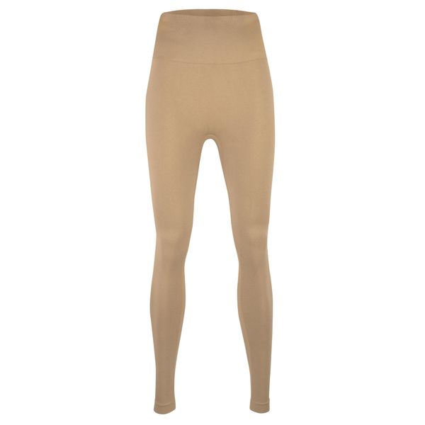 Legginsy Modelujące - Power Up! Bezszwowe. Brązowe legginsy BESHAPED, l, bez wzorów, z nylonu. W wyprzedaży za 143.20 zł.