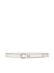 LAUREN RALPH LAUREN Pasek Damski 412968763005 Biały. Białe paski Lauren Ralph Lauren, bez wzorów, ze skóry. Za 249.99 zł.