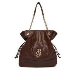Torebka Badura. Brązowe torebki klasyczne Badura, bez wzorów, bez dodatków. Za 239.99 zł.