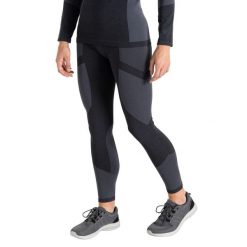 Legginsy Termoaktywne Damskie. Czarne legginsy Dare 2b, s, bez wzorów, z materiału, długie. Za 118.99 zł.