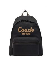 Coach Plecak CAM76 Czarny. Czarne plecaki Coach, bez wzorów, z materiału. Za 749.99 zł.