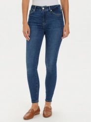 Tommy Hilfiger Jeansy Harlem WW0WW44114 Niebieski Skinny Fit. Niebieskie jeansy TOMMY HILFIGER, bez wzorów. Za 239.99 zł.