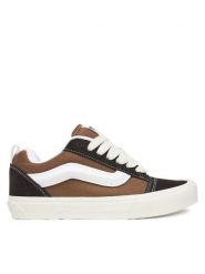 Vans Tenisówki Knu Skool VN000D22BW21 Brązowy. Brązowe trampki Vans, bez wzorów, ze skóry, bez zapięcia. Za 399.99 zł.