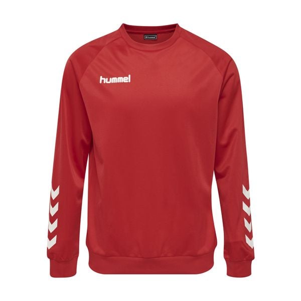 Bluza do piłki ręcznej dla dorosłych Hummel Promo Poly Sweatshirt. Czerwone bluzy Hummel, xl, bez wzorów, bez kaptura. Za 137.50 zł.