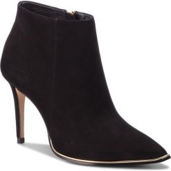 Botki KAZAR - Paris 33966-03-00 Black. Czarne botki Kazar, bez wzorów, z nubiku, bez obcasa, na obcasie, bez zapięcia. Za 649.00 zł.