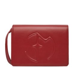 Torebka Eva Minge. Czerwone torebki klasyczne Eva Minge, bez wzorów, bez dodatków. Za 299.99 zł.