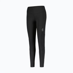 Legginsy do biegania damskie SCOTT Endurance Full Tights. Czarne legginsy Scott, s, bez wzorów, z elastanu, do biegania. Za 329.99 zł.