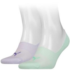 Skarpety treningowe damskie Puma Footie 2 pary. Zielone skarpety Puma, bez wzorów. Za 11.90 zł.