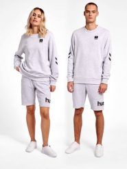 Bluza Hummel Legacy Liam. Szare bluzy Hummel, xs, bez wzorów, z bawełny, bez kaptura. Za 166.15 zł.