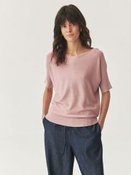 TATUUM Sweter "Simonis" w kolorze jasnoróżowym rozmiar: XS. Różowe swetry Tatuum, xs, bez wzorów, bez ramiączek. Za 84.21 zł.