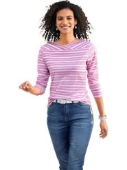 WITT WEIDEN Bluzka w kolorze jasnoróżowym rozmiar: 44. Różowe bluzki WITT WEIDEN, bez wzorów, bez kołnierzyka, bez ramiączek. Za 26.99 zł.