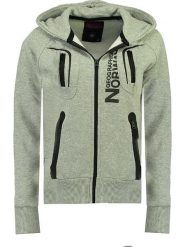 Geographical Norway Bluza "Gosepha" w kolorze szarym rozmiar: L. Szare bluzy Geographical Norway, l, bez wzorów, bez kaptura. Za 125.85 zł.